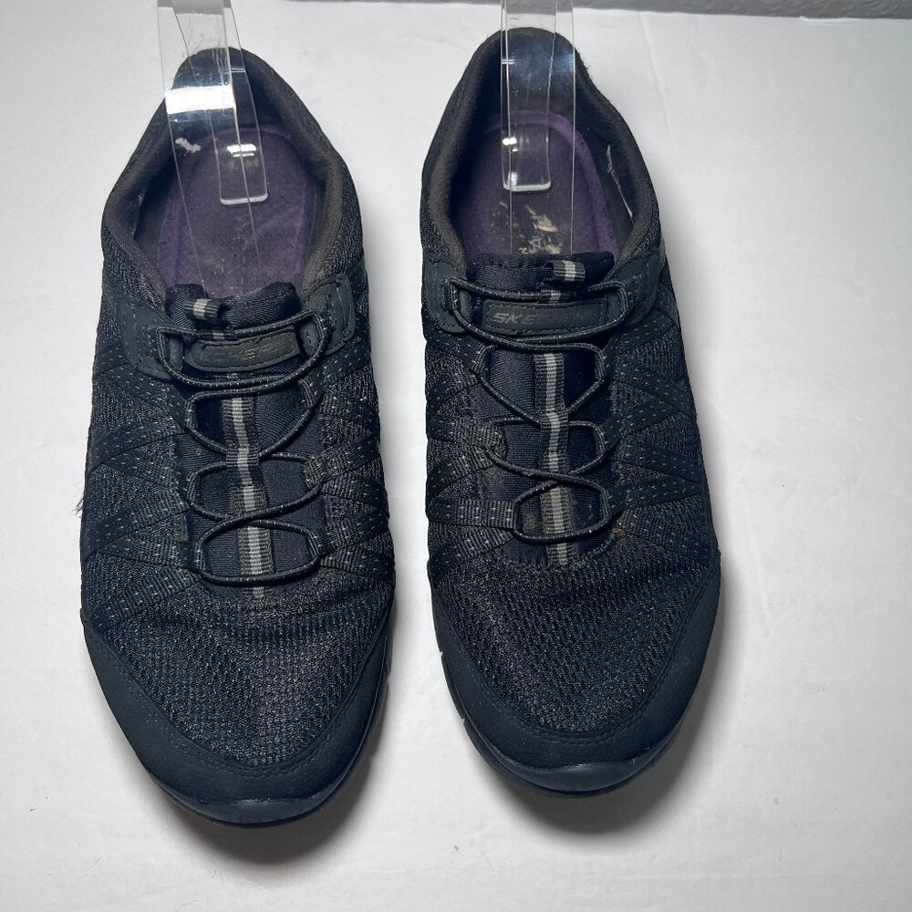 Skechers Gratis Strolling Black Slip On Sneakers - Picture 3 of 11
